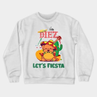 Cute Cinco De Mayo Lover Fiesta Years Old Designs Crewneck Sweatshirt